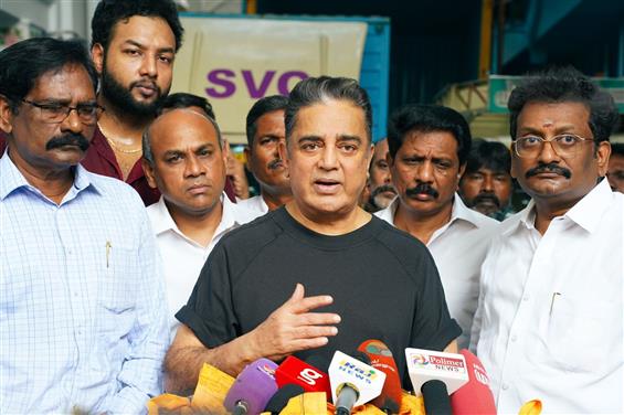 Post Cyclone Michaung, Kamal Haasan's reiteration of Pathala Pathala song strikes a chord